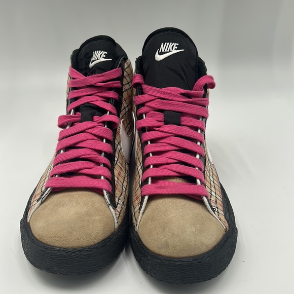 NIKE BLAZER MID HEMP PINK FIRE YOUTH SIZE 6Y WOMEN SIZE 7.5 ATHLETIC SHOES - Picture 3 of 11